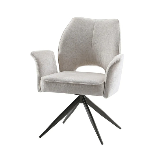 VENEZIA Chair (no armrest) DC CREAM (SET OF 2)