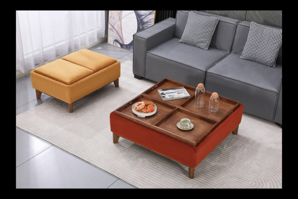 PARMA OTTOMAN COFFEE TABLE - LARGE