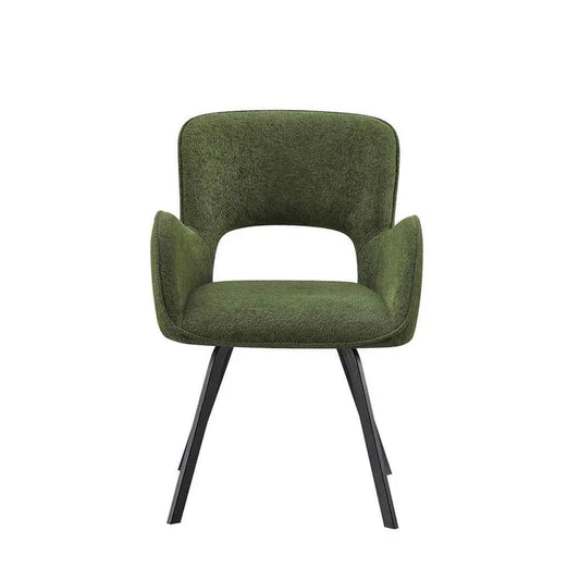 BRUTAS AUTO SPIN GREEN DINING CHAIR (SET OF 2)