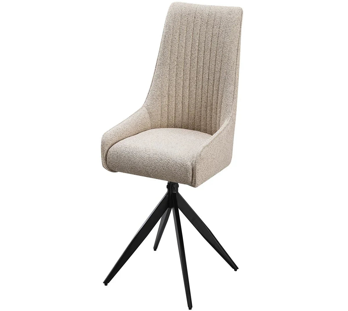 RUSSELL SPIN DINING CHAIR HEVRE GREY (SET OF 2)