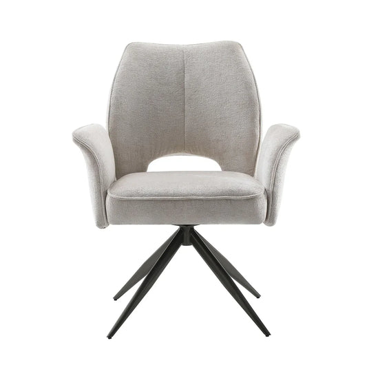 VENEZIA Chair (no armrest) DC CREAM (SET OF 2)