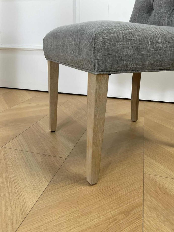 ANDREA LIGHT GREY DINING CHAIR (SET OF 2)