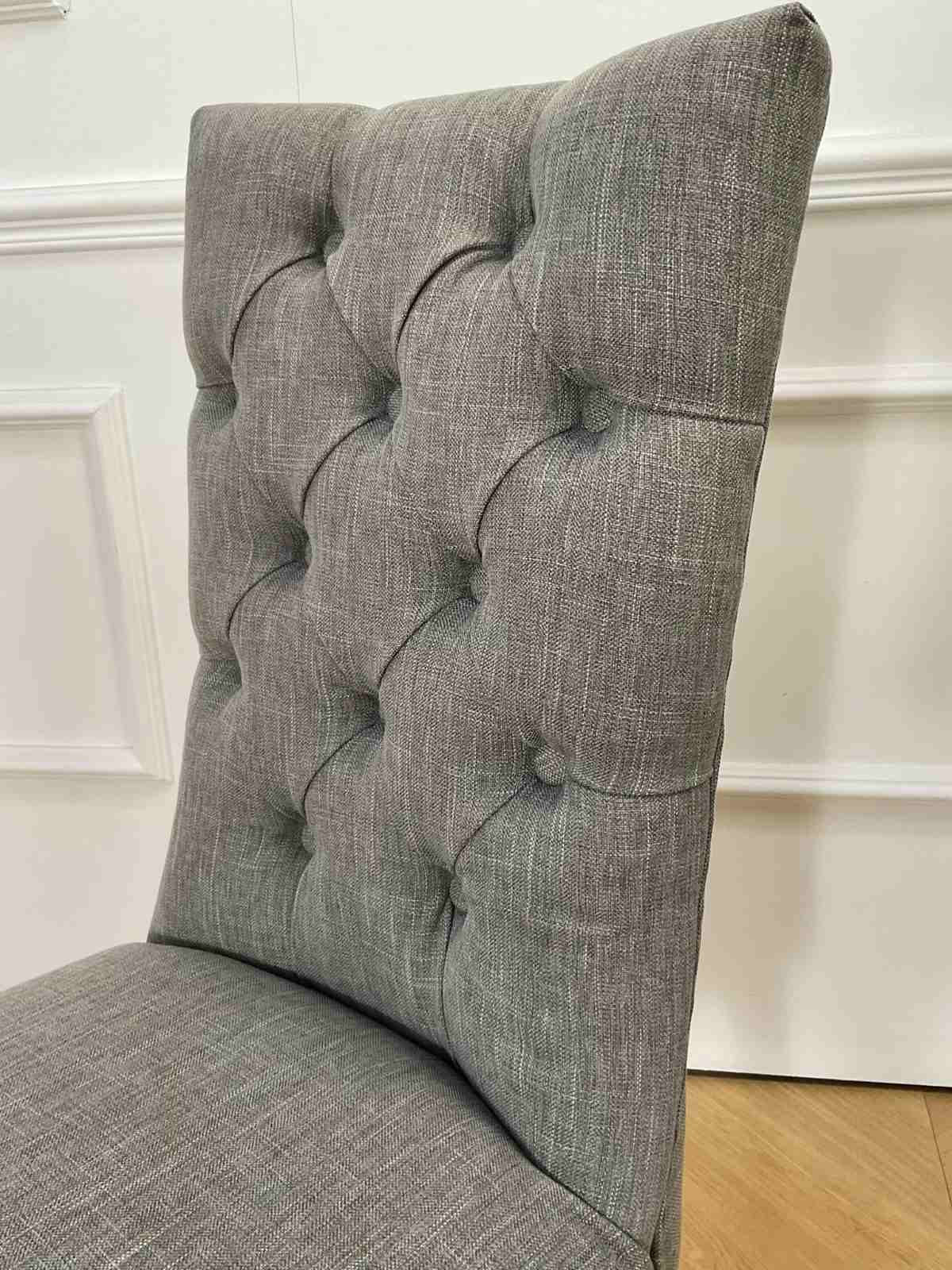 ANDREA LIGHT GREY DINING CHAIR (SET OF 2)