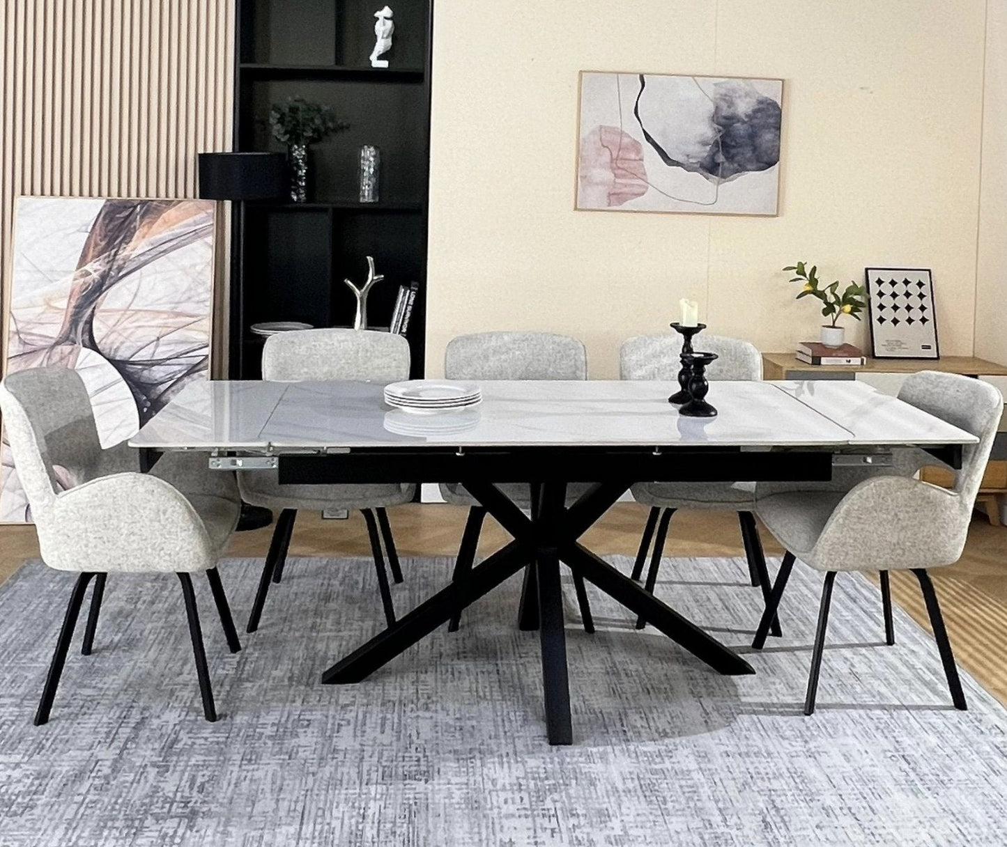 SAVONA DINING TABLE BLACK