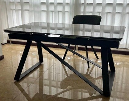 VICENZA DINING TABLE BLACK