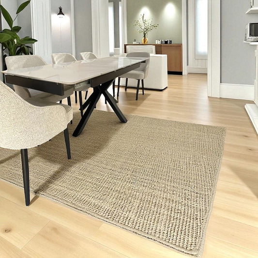 SAVONA DINING TABLE WITH 6 HEVRE 22 HARRISON GREY  CHAIRS DINING SET