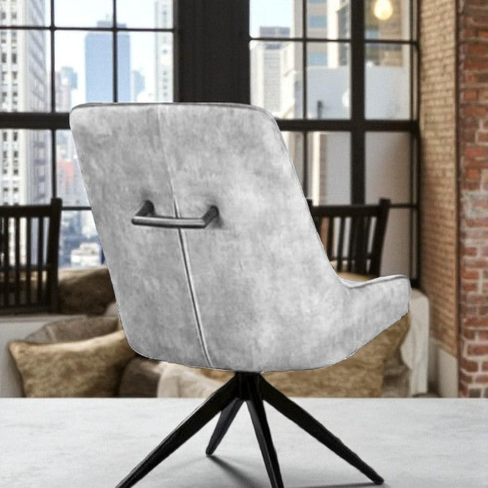 SAVONA DINING TABLE WITH 6 RUSSEL GREY CHAIRS DINING SET